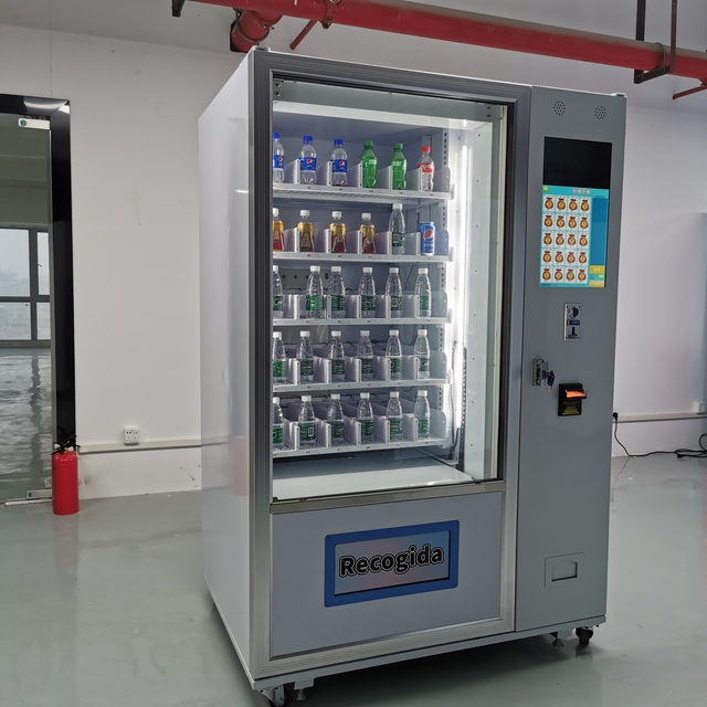 New 2024 Custom Canned Food Vending Machine Automatic With Advertising Screen Airport Led Vending Machine for Shopping Mall