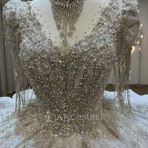Vestidos de Novia Elegantes para Mujer, Vestido de Princesa de Tul, Vestidos de Novia para Banquete de Compromiso, Vestidos de Novias Lsjj92 - Product Image 4