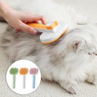 Peigne et brosse auto-nettoyants écologiques en acier inoxydable pour le séchage et le toilettage des animaux domestiques (chiens, chats, petits animaux)
