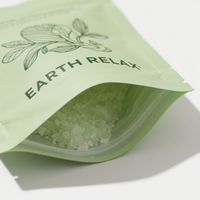 Vollfarbdruck, Geringe Mindestbestellmenge 500 Stück, Plastik-Meersalzverpackung, Stehbeutel mit Reißverschluss, Meersalz-Verpackung, Selbststehender Zip-Beutel