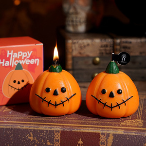 Venta al por mayor lindo fantasma de calabaza en forma de velas perfumadas creativas novedad FIESTA DE Halloween regalo decoración del hogar velas perfumadas hechas a mano - Product Image 4