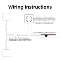 Poignées de guidon chauffantes pour moto WUPP CS-974A1, nouvelle collection hiver, 12V, interrupteur trois modes, température réglable, style Velcro, électriques