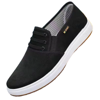 Nouvelles chaussures en toile de style Pékin, respirantes, légères, en coton, résistantes à l'usure, antidérapantes, à enfiler, avec semelle extérieure en caoutchouc