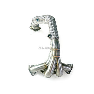 Collecteur d'échappement SS304 avec catalyseur pour Citroën C2 1.4L 1.6L 2006-2016, fixation directe avec bouclier thermique - Product Image 4