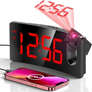 Reloj <span class=keywords><strong>Despertador</strong></span> Digital con 3 Niveles de Brillo, Pantalla LED Clara, Cargador USB, Volumen <span class=keywords><strong>Progresivo</strong></span>, Función de Repetición de 9 Minutos, Formato 12/24H - Product Image 1