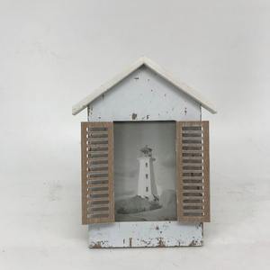 Letrero <span class=keywords><strong>de</strong></span> casa pequeña <span class=keywords><strong>de</strong></span> madera náutica, marco <span class=keywords><strong>de</strong></span> fotos para decoración del hogar - Product Image 3