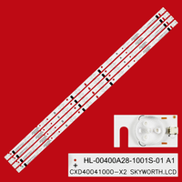 ZR-1856 - Tira de Retroiluminación LED para TV SKYWORTH de 40 Pulgadas, Nueva, para HL-00400A28-1001S-01 CXD40041000-X2/X3 YAL03-01035280-0