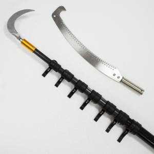 多功能50英尺/15米椰子采摘机碳纤维伸缩式槟榔收获杆高稳定性水果采摘机 - Product Image 6