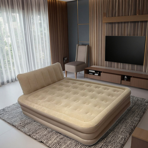 Bộ đồ nội thất phòng ngủ gồm giường hơi bơm hơi C02, giường cong kiểu lash, nệm lò xo túi cỡ King, bộ bàn ghế phòng ăn - Product Image 2