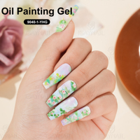 Vernis à ongles UV haute pigmentation longue tenue style peinture à l'huile