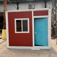 Conteneur de bureau mobile 3 chambres en Chine, 20 pieds, 40 pieds, mini-maison pliable préfabriquée