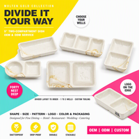 Assiette en mélamine OEM ODM en gros pour usine, assiette scolaire pour enfants à deux compartiments, résistante aux chocs, avec zone jaune et zone blanche, empilable