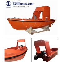 Aéroglisseur de sauvetage 6 personnes GRP Bateau de sauvetage SOLAS Standard Véhicule rigide de sauvetage et de soutien
