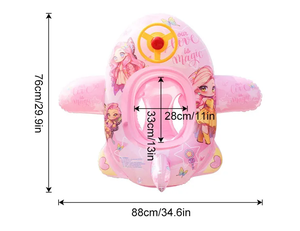 <span class=keywords><strong>Flotador</strong></span> de Natación para Niños y Niñas, Anillo de Cintura para Niños de 3 a 6 Años, <span class=keywords><strong>Flotador</strong></span> Inflable para Piscina, Asiento de Natación <span class=keywords><strong>con</strong></span> <span class=keywords><strong>Volante</strong></span> - Product Image 4