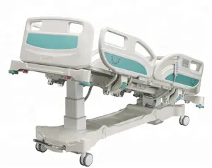 Hospital Bed with Angle of Trendelenburg and Reverse Trendelenburg Multi-function Electric Hospital Medical Bed