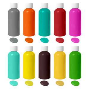 60ml DIY fluido oso pintura figura oso pintura para niños verter pintura fluido arte líquido pigmento Color acrílico pinturas lienzo - Product Image 4