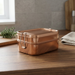 Heavy Duty Stackable Stainless Steel Lunch Box Airtight Lid 1 Layer Bento Food Storage Container Office Use Best Price Classic - Product Image 2