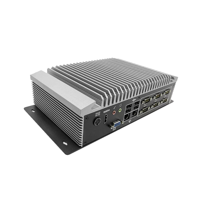 JWIPC Hot Selling 4GB DDR3L 64G SSD 802.11ac/BT4.0 4 USB2.0 Intel J1900 Mini PC Fanless Computer 2 Gigabit Ethernet Ports Stock