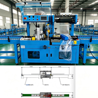 Machine d'emballage automatique à scellage latéral avec scellage horizontal et coupe verticale pour sacs en film PE POF et produits empilés