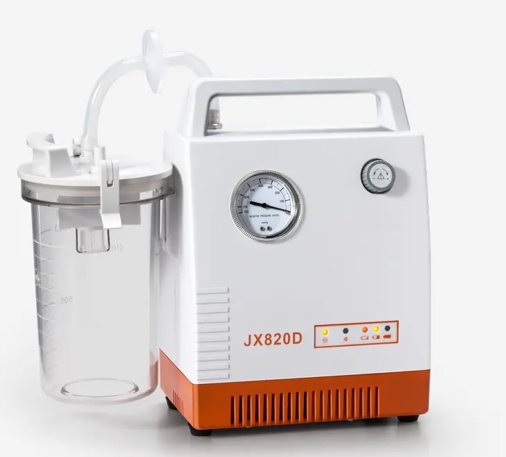 JX820D or JX820D-1 Portable Medical Emergency Aspirator Suction Pump for ambulance transfer