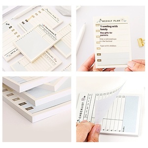 Note adesive autoadesive di alto valore per pianificatore settimanale portatile di stile per appunti giornalieri per il programma di studio materiale cartaceo - Product Image 4