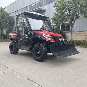 Véhicule <span class=keywords><strong>utilitaire</strong></span> 4x4 électrique UTV 2 places certifié EEC <span class=keywords><strong>Quad</strong></span> électrique à transmission automatique pour adultes avec chasse-neige - Product Image 2
