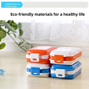 Portapillole da Viaggio a Tre Strati con 8 Scomparti, Organizzatore per Vitamine con Etichette, Vendita all'Ingrosso OEM di Alta Qualità - Product Image 2