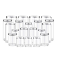 Groothandel Dry Food Fruit Candy Cookie Container Met Huisdier Plastic Pot En Aluminium Deksel Schroefdop Voor Opslag Organisatie