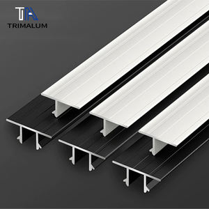 Kit di Profilo a T e Canale a U in Alluminio per Giunti a Scomparsa - Finitura per Soffitti Sospesi in Cartongesso con Scuretto - Product Image 4