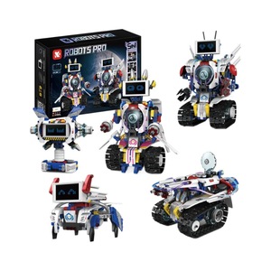 Robot LED 5 in 1 con Controllo Remoto e APP, Compatibile con Mini Blocchi da Costruzione, Programmabile a Quattro Canali, Giocattolo Educativo STEM, Tracciamento Percorso - Product Image 5