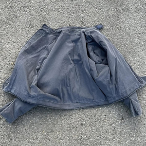 Canard enduit personnalisé toile imperméable à capuche détresse col montant unisexe travail camionneur blouson de bombardier - Product Image 3