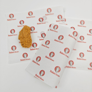 Custom Logo Printed Single-Sided Greaseproof Oil-Resistant <b>Recycled</b> Wood Pulp Recyclable Sandwich Deli Food <b>Wrapping</b> <b>Paper</b> - Product Image 2
