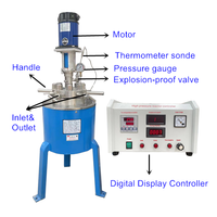 Réacteur de laboratoire 1 2 3 5 10 20 30 50 100L avec agitateur réacteur agité haute pression et haute température réacteur pilote haute pression