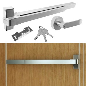 Bạc Thép Không Gỉ Bền Cao An Toàn <span class=keywords><strong>Panic</strong></span> Thanh Khóa Cửa Đẩy Thanh Thoát Thiết Bị Key Khẩn Cấp <span class=keywords><strong>Panic</strong></span> Đòn Bẩy Cho <span class=keywords><strong>Panic</strong></span> Thoát - Product Image 6