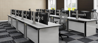 Kesino Direct Sales Système intégré haut de gamme Console intégrée Bureau ergonomique Console de salle de contrôle CCTV Table de console Mobilier