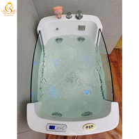 Baignoire autoportante en PET pour animaux de compagnie avec ozone Spa Baignoire pour chiens Machine de massage à bulles d'air pour le nettoyage des animaux de compagnie Bain