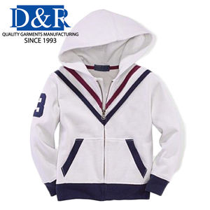 Sudadera con capucha unisex de LICRA/algodón para niños sudadera informal de manga corta con bolsillo lavado estilo OEM - Product Image 6