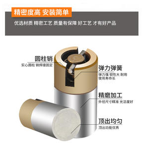 Accessoires de soupape d'air de précision en acier inoxydable taïwanais, broche d'éjection pneumatique en plastique à paroi mince pour moules, pour soupapes d'air - Product Image 5