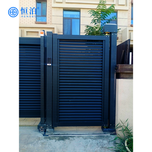 Nouvelle conception de portail de sécurité en acier inoxydable électrique pour jardin, petit portail pour cour latérale, petit portail battant pour entrée de cour - Product Image 2