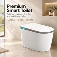 WC intelligent pour usage domestique, bidet électrique moderne, WC en céramique, entièrement automatique, siège chauffant, lavage arrière, télécommande