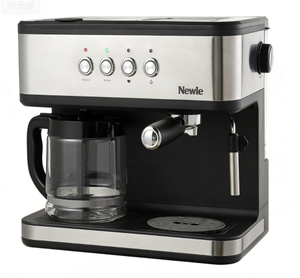 <span class=keywords><strong>Machine</strong></span> à café 2-en-1 : moulin à grains coniques haute pression 20 bars <span class=keywords><strong>et</strong></span> cafetière filtre 1,5 L avec fonction maintien au chaud - Product Image 4