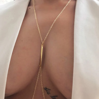 Multicouche Plus Size Newest Punk Rock Popular Woman Body Chain Necklace Waist Belt Chain