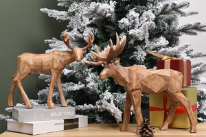 Figuras de Resina de Alce al por Mayor, Estatuas de Reno y Alce Personalizadas para Decoración del Hogar - Product Image 5