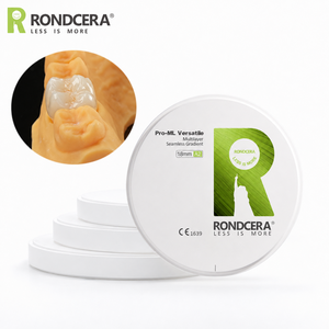 Bloc de zircone MDR polyvalent Rondcera pour laboratoire <span class=keywords><strong>dentaire</strong></span>, solution de fabrication haut de gamme, service de support technique complet - Product Image 1