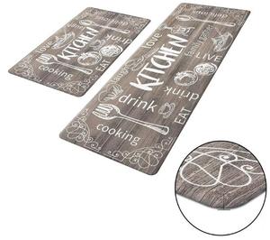 Ensemble <span class=keywords><strong>de</strong></span> <span class=keywords><strong>tapis</strong></span> <span class=keywords><strong>de</strong></span> <span class=keywords><strong>cuisine</strong></span> modernes lavables et colorés, 2 pièces, <span class=keywords><strong>tapis</strong></span> <span class=keywords><strong>de</strong></span> sol rembourrés imperméables antidérapants - Product Image 6