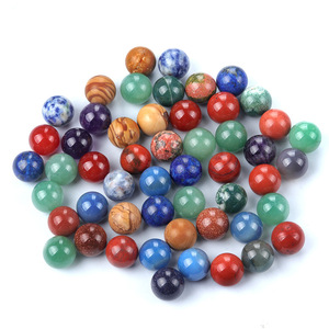 14mm 미니 구슬 - 비다공성 천연 자수정 마노 원석 연마 및 도매 - Product Image 4