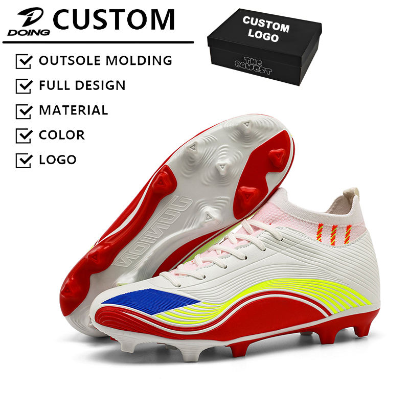 New Football Shoe Man Soccer Boots Original Superfly High Ankle Sg Crampons Outdoor Sock Cleats Sneakers Futsal Shoes