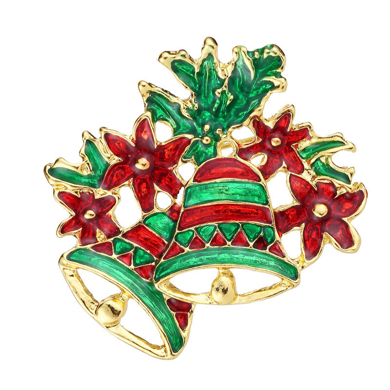 Bastón Jingle Bell Elegante Moda Dama Collar Pin Broche De Bastón Jingle Bell Elegante Moda Dama Collar Pin Broche De