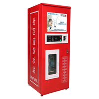 Máquina expendedora de agua de acero de grado alimenticio de 400G y 5 galones, moderna, tipo quiosco individual, para recarga de agua de 1 litro para gimnasios y deportes.
