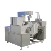 Machine de cuisson automatique industrielle électrique gaz vapeur planétaire agitation bouilloire chemisée pot avec agitateur cuisinière sous vide